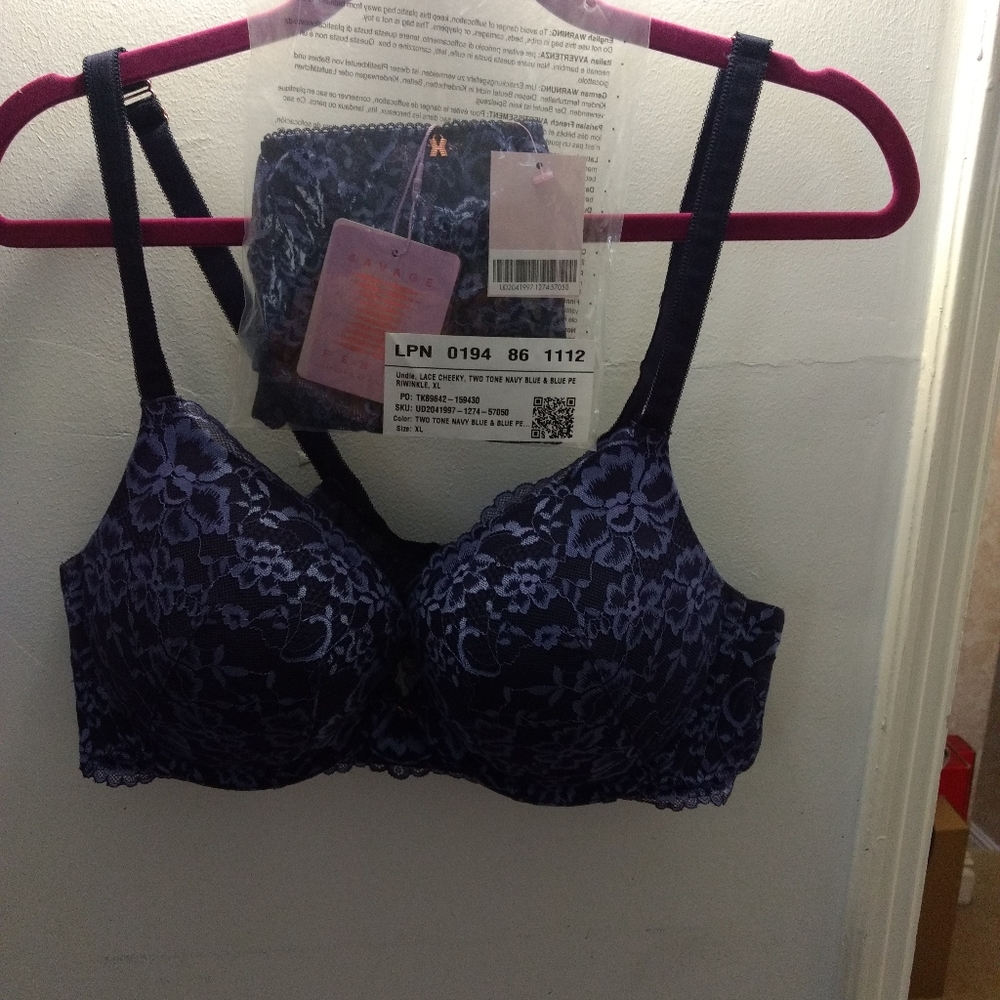 Savage X Fenty floral lace bra